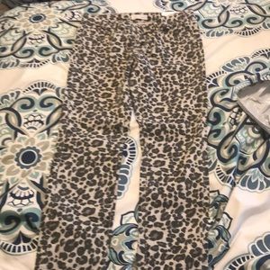 Leopard jeans